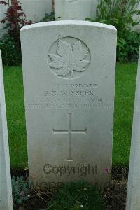 Canada Cemetery Tilloy Les Cambrai - Wissler, Franklin Gordon